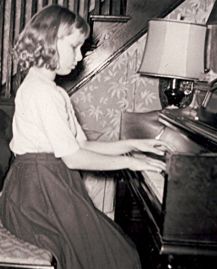 Monica in 1954